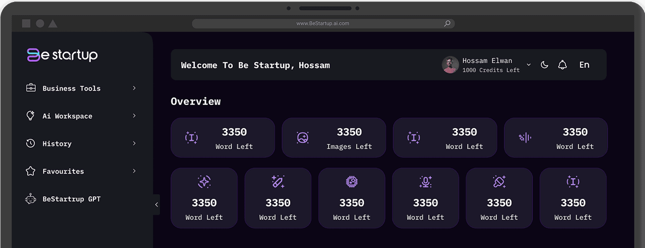 BeStartup AI Platform Preview