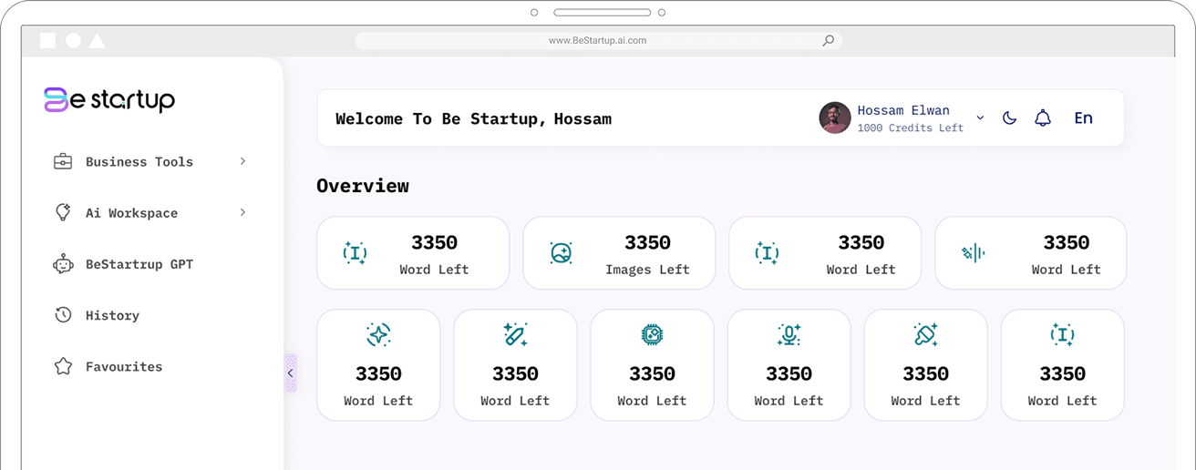 BeStartup AI Platform Preview